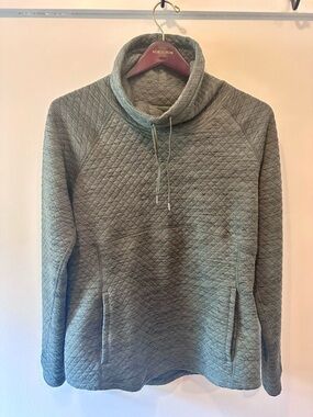 Marmot Quilted Turtleneck Pullover - Sage